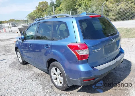 2016 Subaru Forester 2.5I Premium из США, поврежденный, VIN JF2SJAFC3GH547998